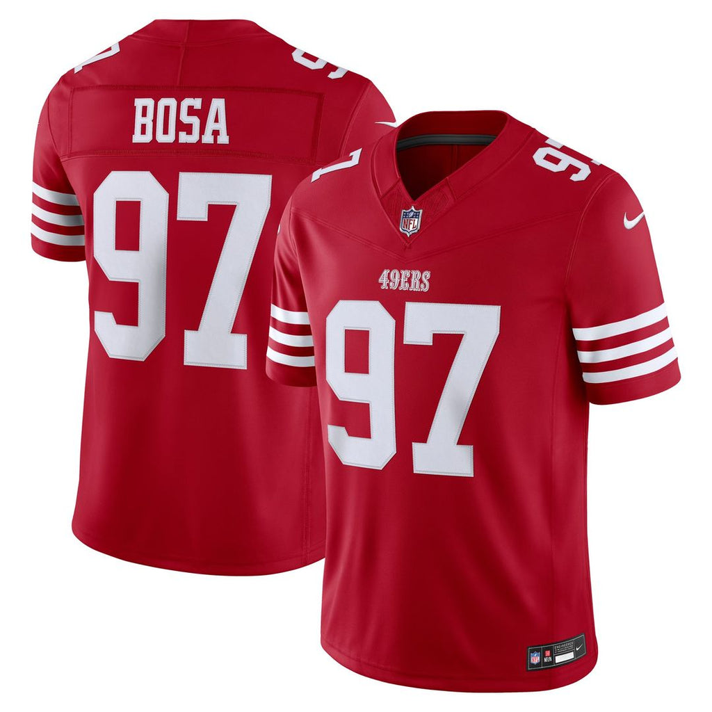 San Francisco 49ers Nick Bosa Nike Scarlet Team Vapor FUSE product image 1