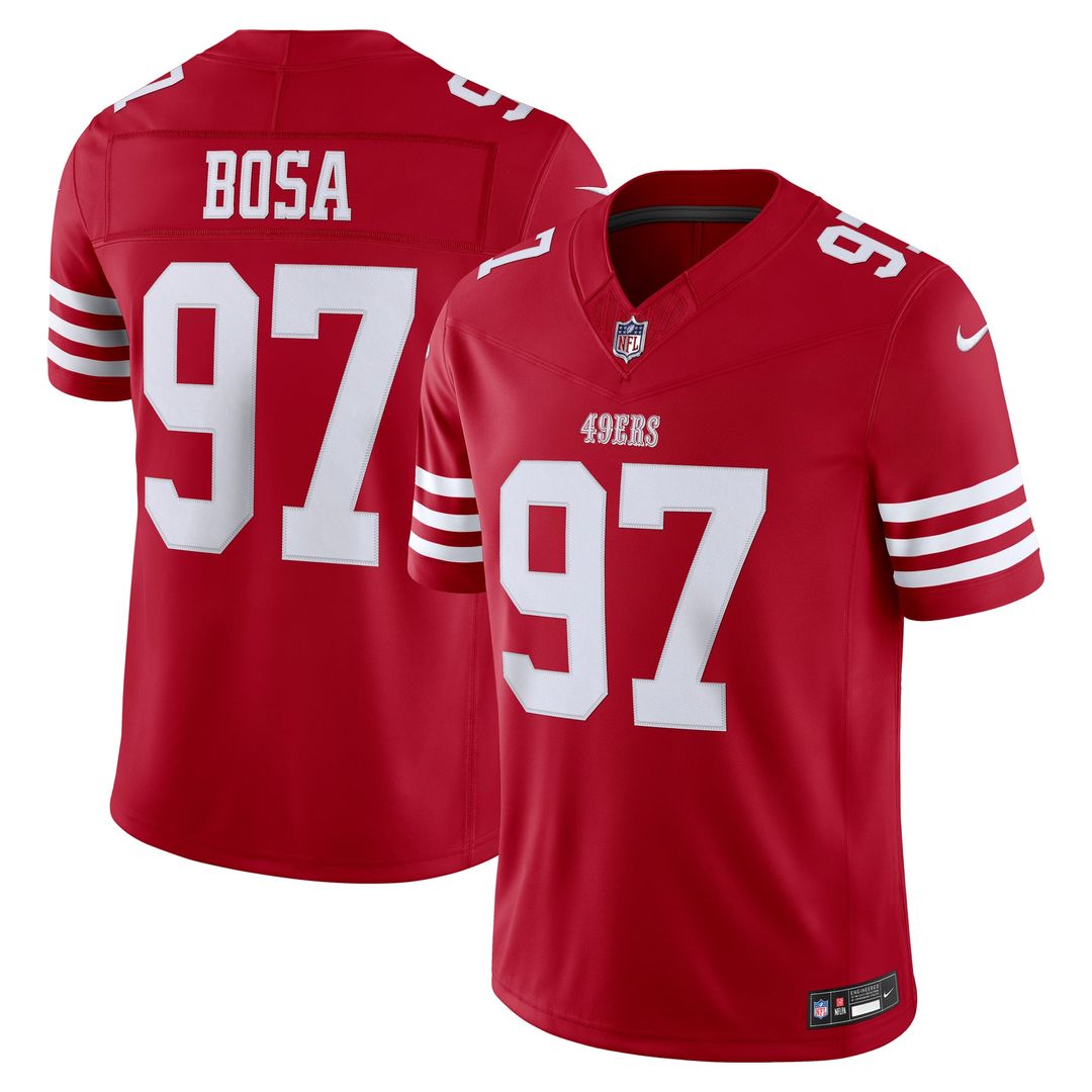 San Francisco 49ers Nick Bosa Nike Scarlet Team Vapor FUSE product image 1