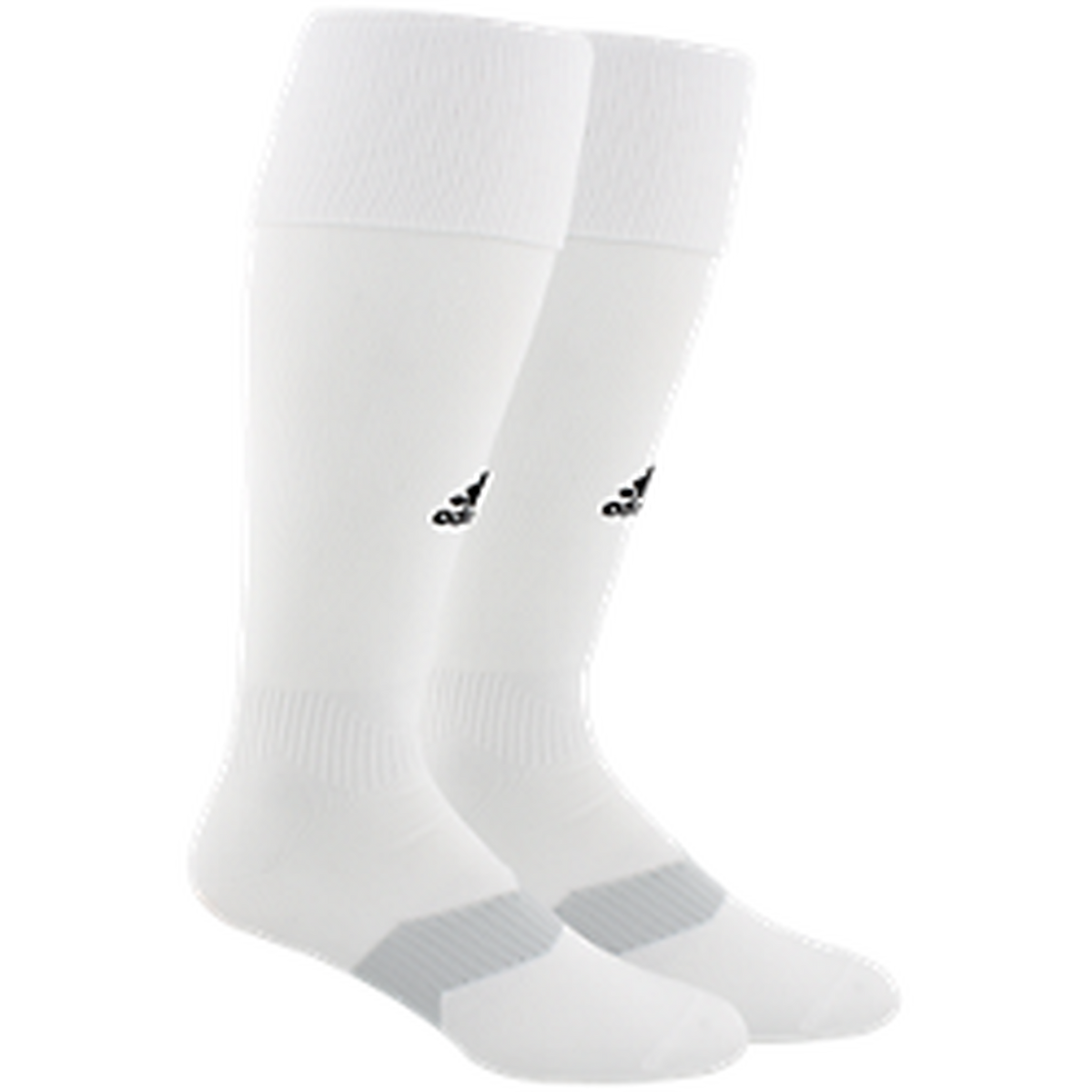 Adidas Metro V OTC Soccer Sock-WHITE product image 1, provided for visual reference and product detail review