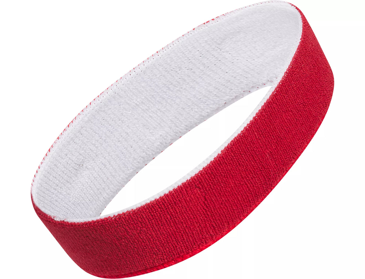 Adidas Interval Reversible 2.0 Headband - Red/White product image 2, provided for visual reference and product detail review