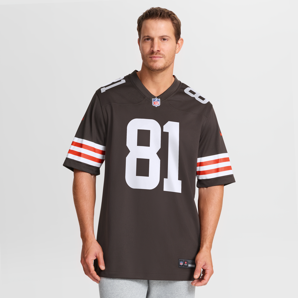 Cleveland Browns Luke Floriea Nike Brown Game Jersey product image 4