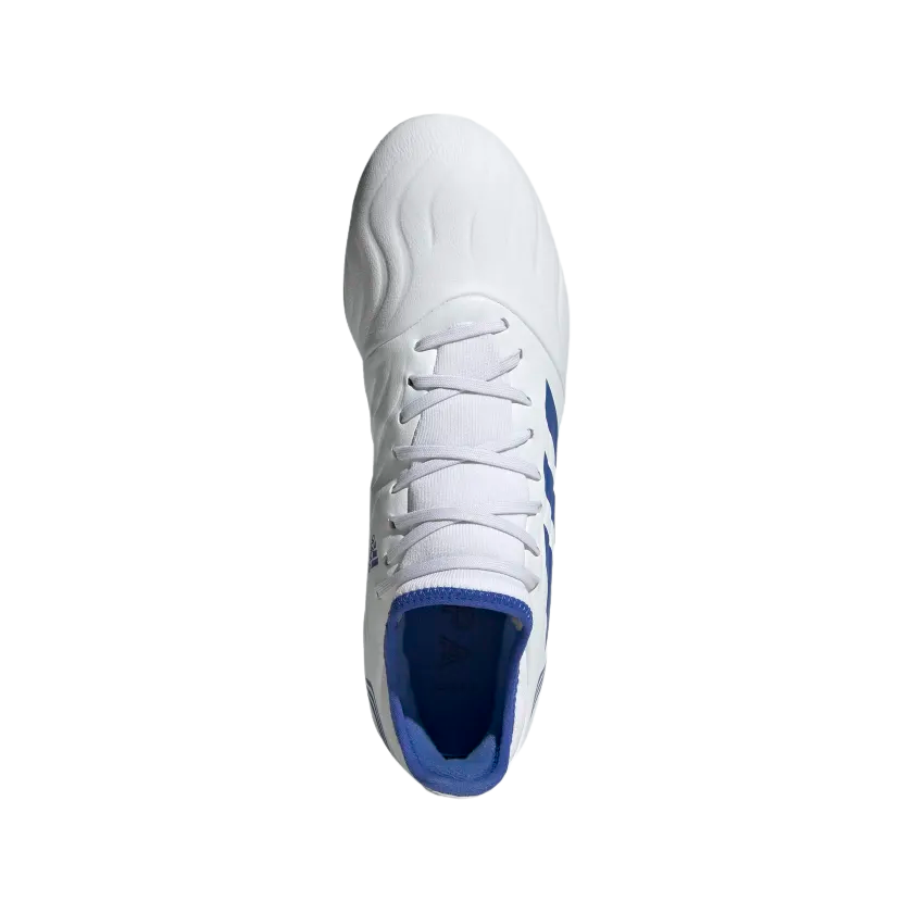 Adidas Copa Sense .3 FG-Cloud White / Hi-Res Blue / Legacy Indigo product image 2, provided for visual reference and product