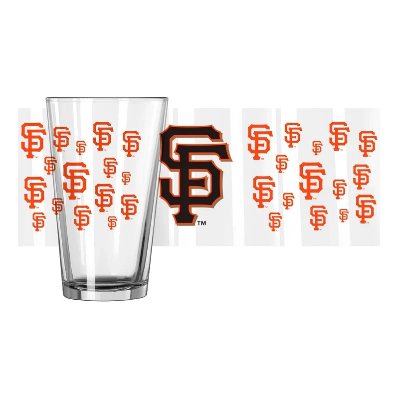 San Francisco Giants 16oz Scatter Pint Glass product image 2, provided for visual reference and product detail review