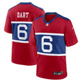 New York Giants Jaxson Dart Nike Red Alternate Century Game product image 1