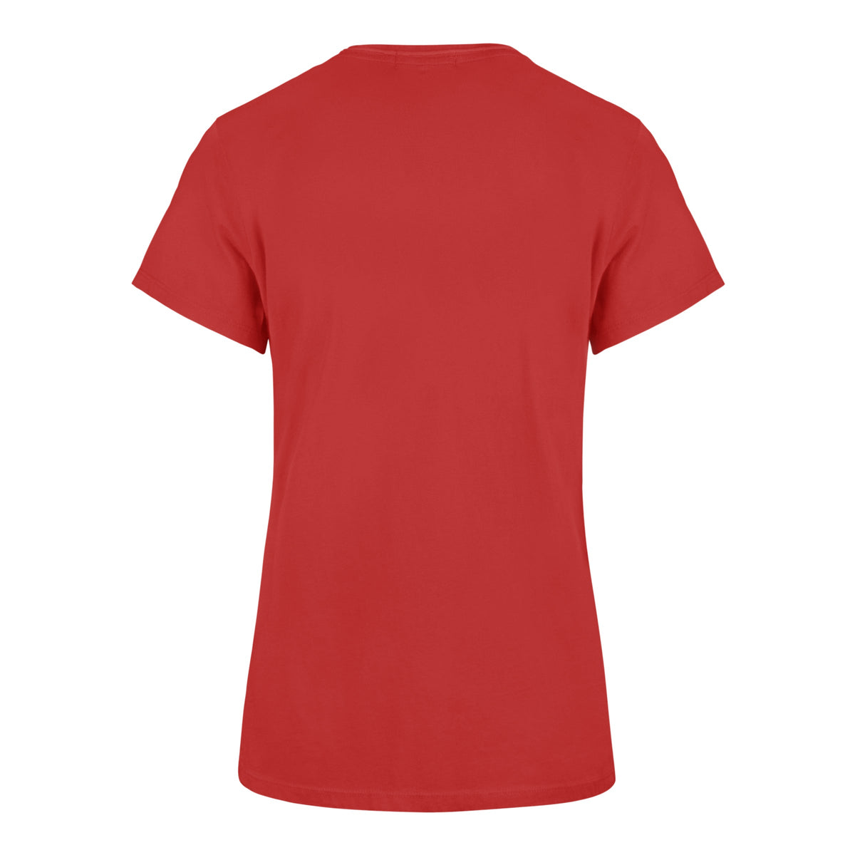 Chicago Blackhawks '47 Women Red Primary Logo Frankie T-Shirt product image 3, provided for visual reference and product