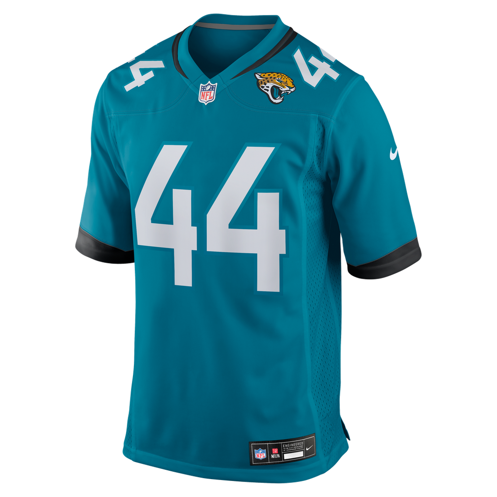 Jacksonville Jaguars Travon Walker Nike Teal Game Jersey product image 2