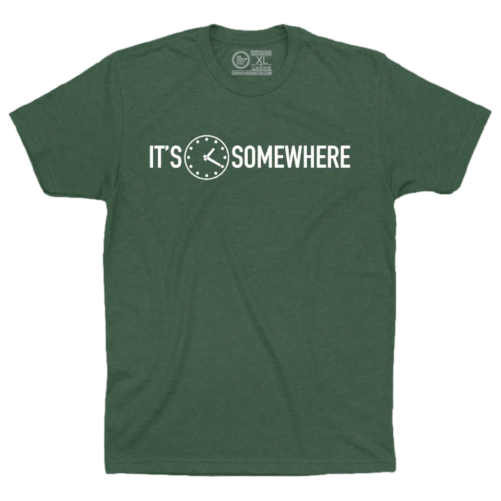 It's 1:20 Somewhere by Obvious Shirts product image 2, provided for visual reference and product detail review