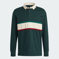 Adidas Mexico Lifestyler Long Sleeve Polo Shirt product image 1, provided for visual reference and product detail review