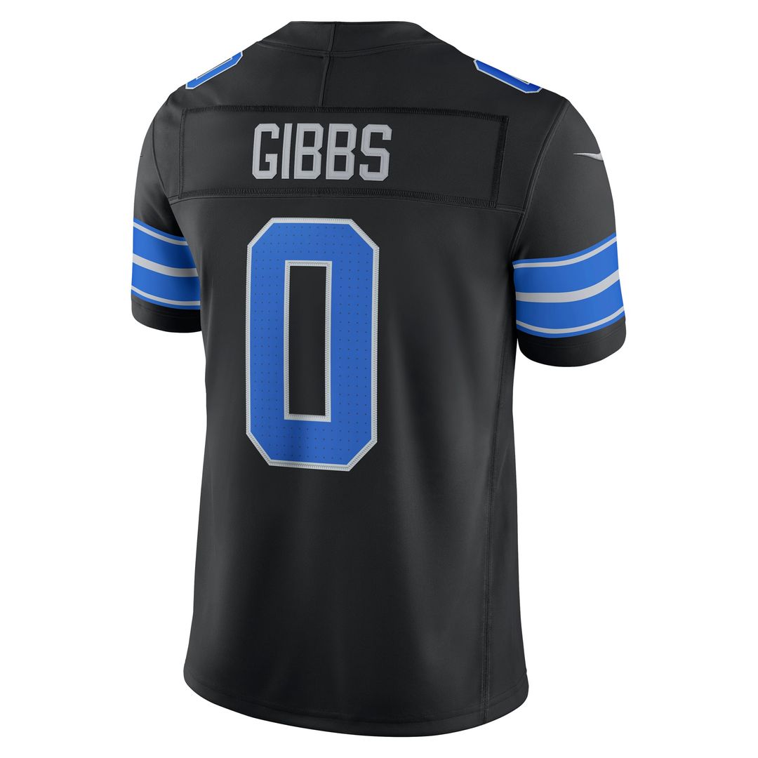 Detroit Lions Jahmyr Gibbs Nike Black Alternate Vapor FUSE product image 3