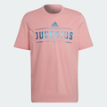 adidas Juventus Graphic T-Shirt - Pink product image 1, provided for visual reference and product detail review