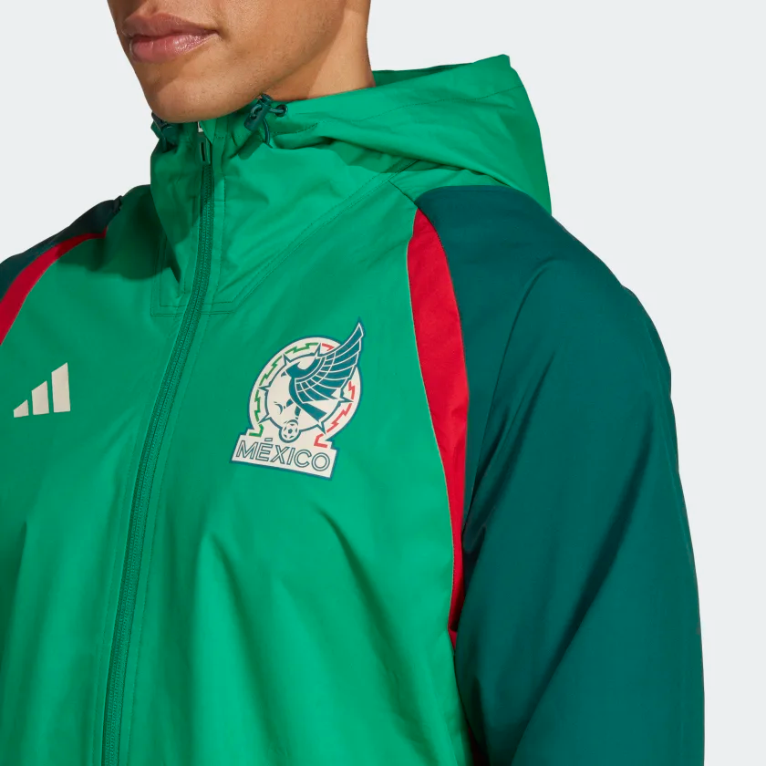 Adidas Mexico Tiro 23 All-Weather Jacket product image 3, provided for visual reference and product detail review