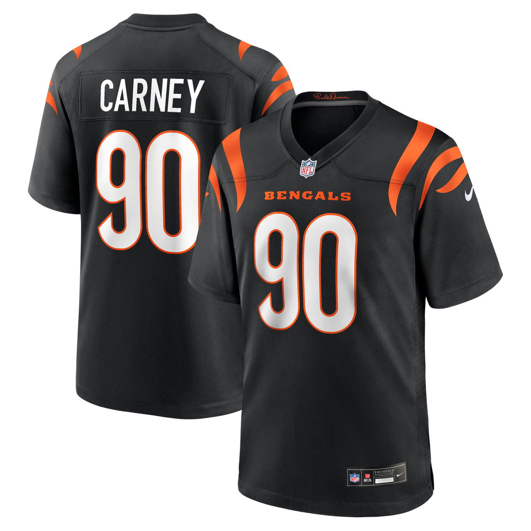 Cincinnati Bengals Owen Carney Nike Black Home Game Jersey product image 1