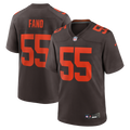 Cleveland Browns Spencer Fano Nike Brown Alternate Game product image 1