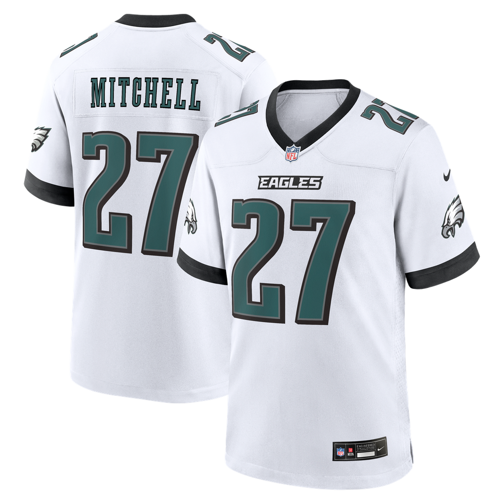 Philadelphia Eagles Quinyon Mitchell Nike White Game Jersey product image 1