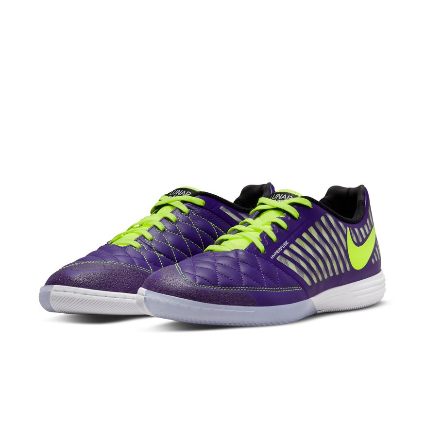 Nike Lunar Gato II IC-ELECTRO PURPLE/VOLT-BLACK-WHITE product image 3, provided for visual reference and product detail