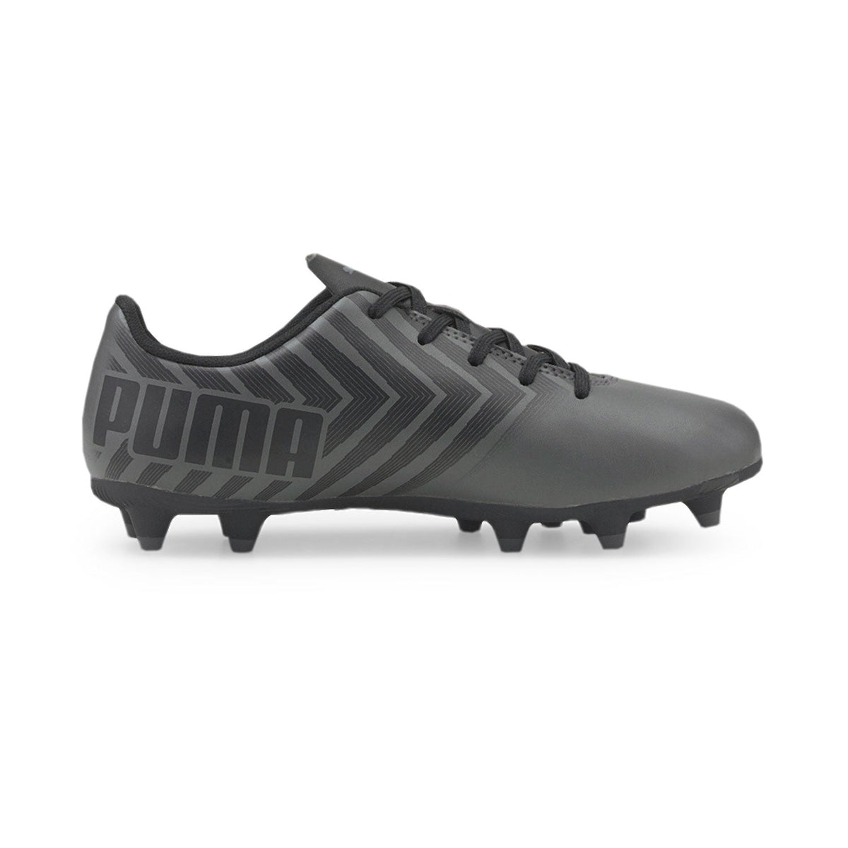 PUMA JR TACTO II FG/AG-Puma Black-CASTLEROCK product image 1, provided for visual reference and product detail review