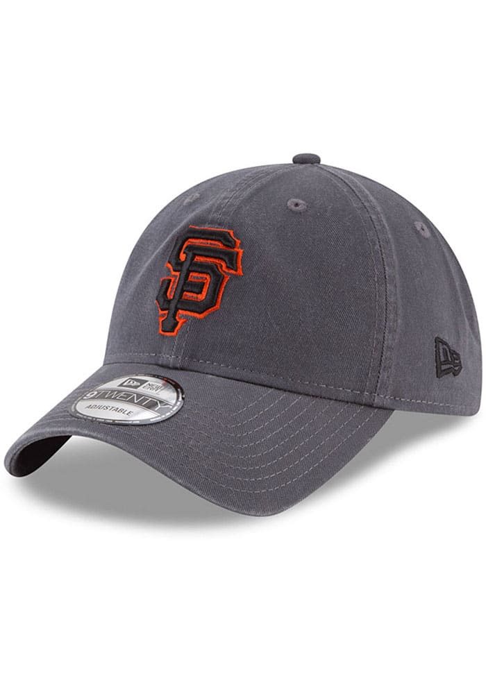 San Francisco Giants New Era Core Classic 9Twenty Adjustable Hat-Grey product image 3, provided for visual reference and