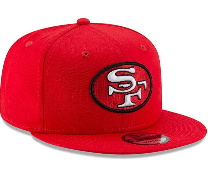 San Francisco 49ers Basic New Era 9Fifty Snapback-RED product image 2, provided for visual reference and product detail