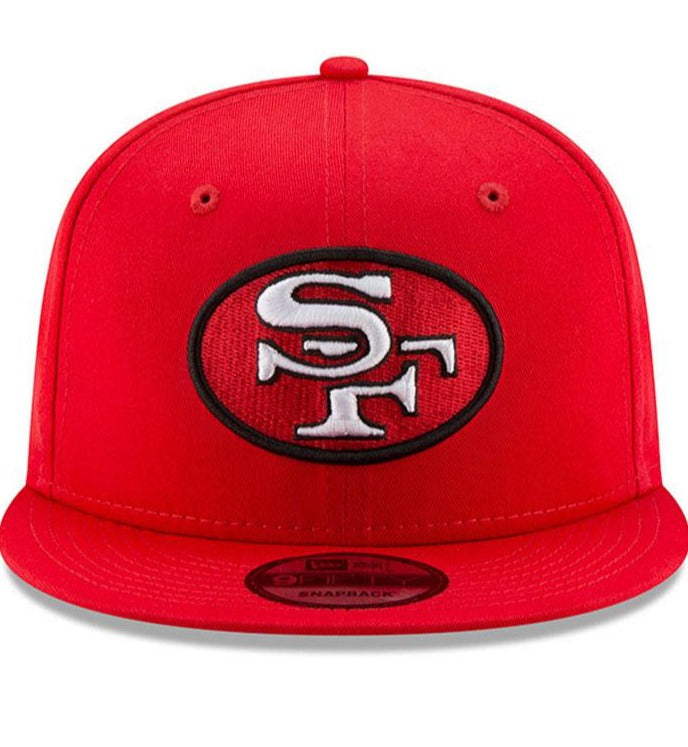 San Francisco 49ers Basic New Era 9Fifty Snapback-RED product image 3, provided for visual reference and product detail