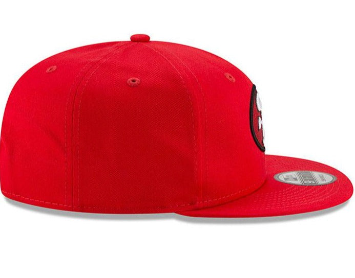 San Francisco 49ers Basic New Era 9Fifty Snapback-RED product image 6, provided for visual reference and product detail