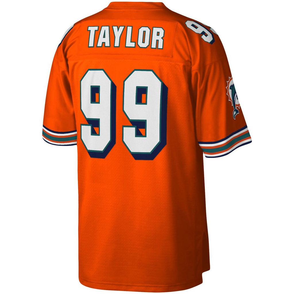 Miami Dolphins Jason Taylor Mitchell & Ness Orange Big & product image 3