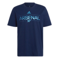 Adidas Arsenal Graphic T-Shirt - Navy product image 1, provided for visual reference and product detail review