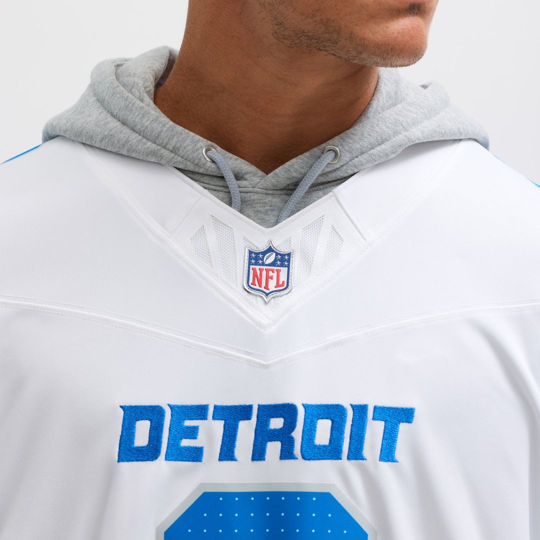 Detroit Lions Jahmyr Gibbs Nike White Vapor FUSE Limited product image 7