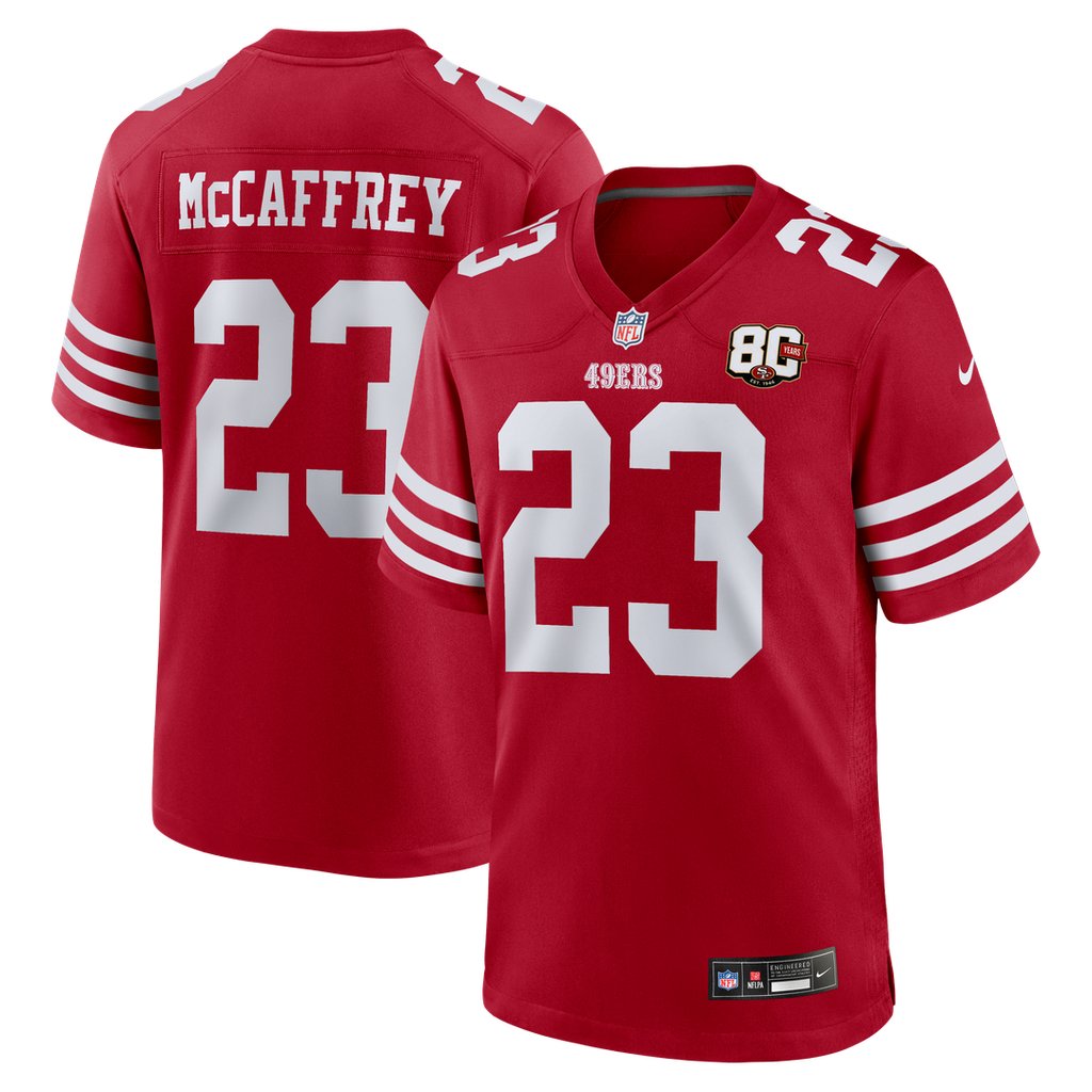 San Francisco 49ers Christian McCaffrey Nike White 80th product image 7