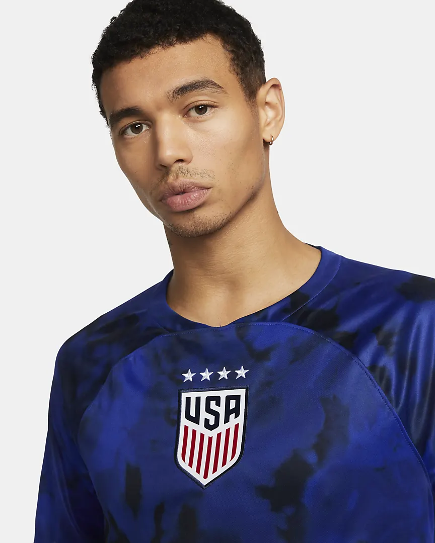 Nike Men USA AWAY STADIUM JERSEY 2022 product image 2, provided for visual reference and product detail review