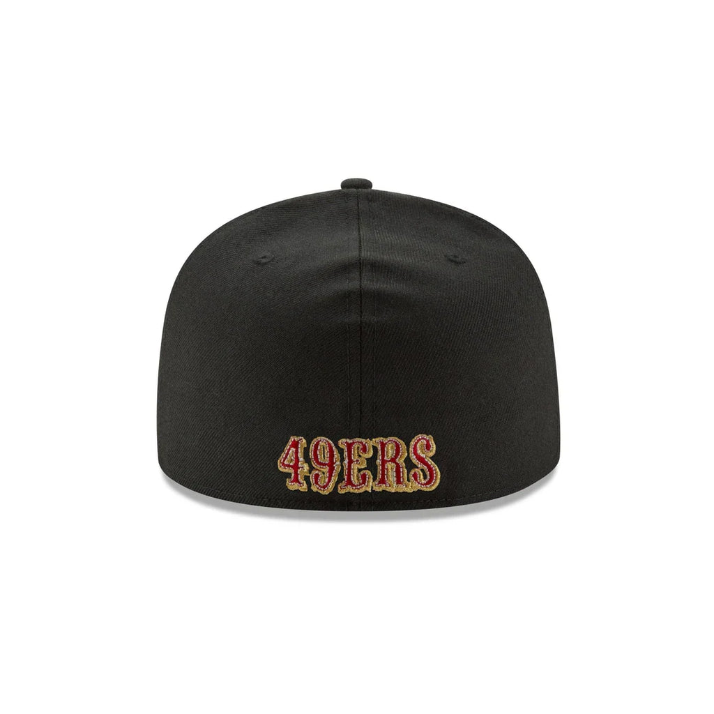 San Francisco 49Ers New Era Official NFL Basic 59Fifty Fitted-Black product image 4, provided for visual reference and