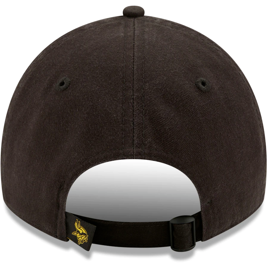 Minnesota Vikings New Era Black Team 2.0 Core Classic 9TWENTY Adjustable Hat product image 2, provided for visual reference