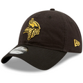 Minnesota Vikings New Era Black Team 2.0 Core Classic 9TWENTY Adjustable Hat product image 1, provided for visual reference