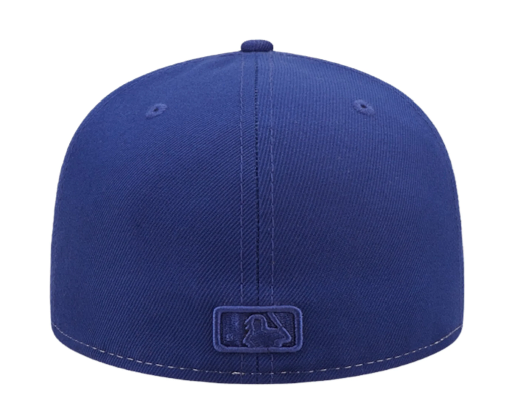 New Era Los Angeles Dodgers 2-Tone 59Fifty Fitted Hat-Blue/Cream product image 5, provided for visual reference and product