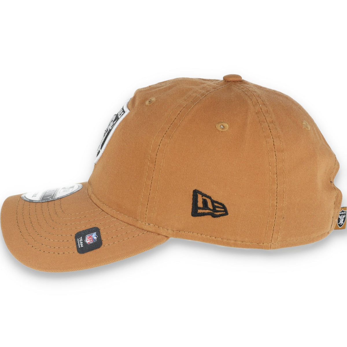 New Era Las Vegas Raiders Core Classic 2.0 9TWENTY Adjustable Hat-Khaki product image 4, provided for visual reference and