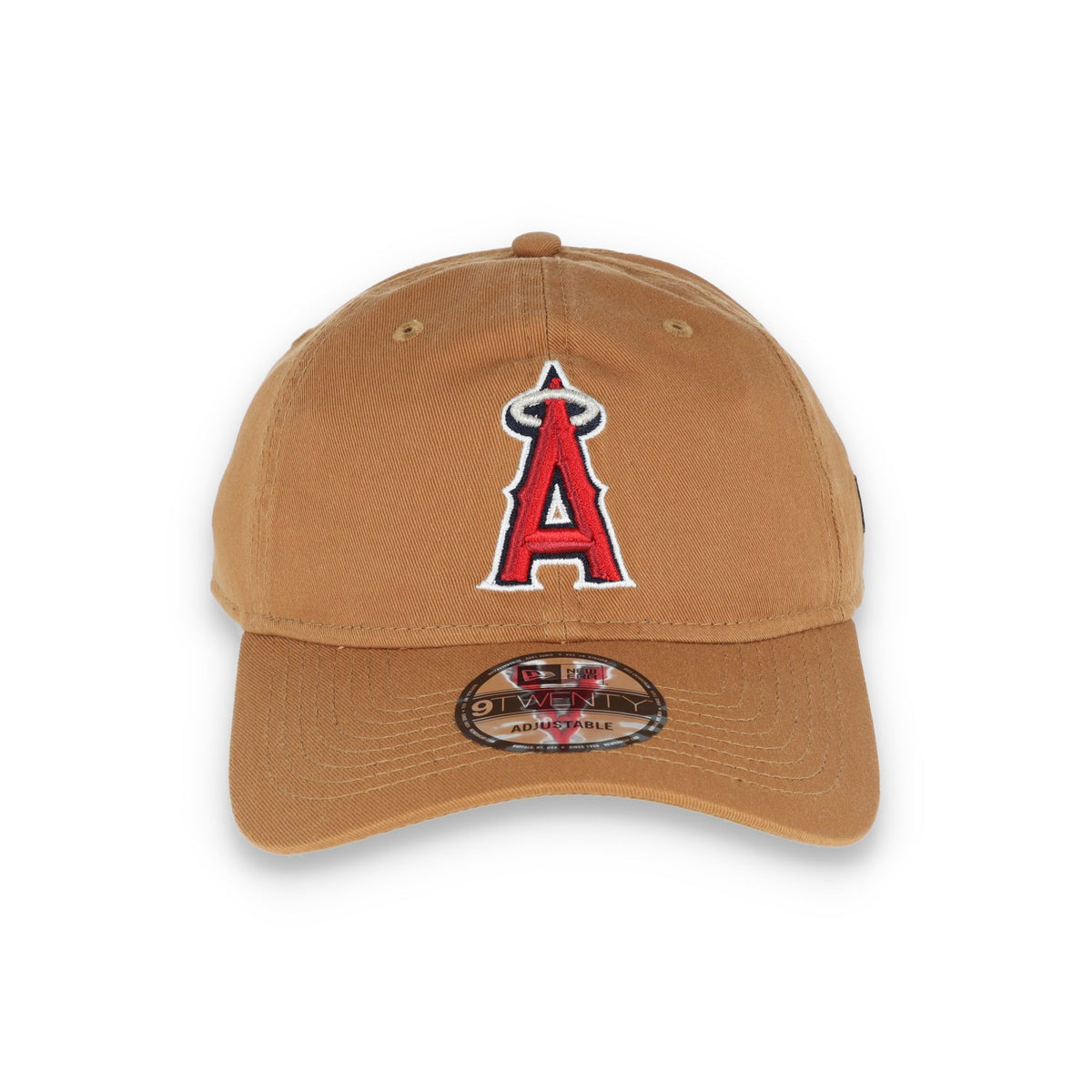 New Era Los Angeles Angels Core Classic 2.0 9TWENTY Adjustable Hat-Khaki product image 2, provided for visual reference and