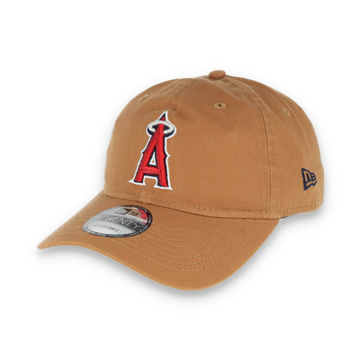 New Era Los Angeles Angels Core Classic 2.0 9TWENTY Adjustable Hat-Khaki product image 3, provided for visual reference and