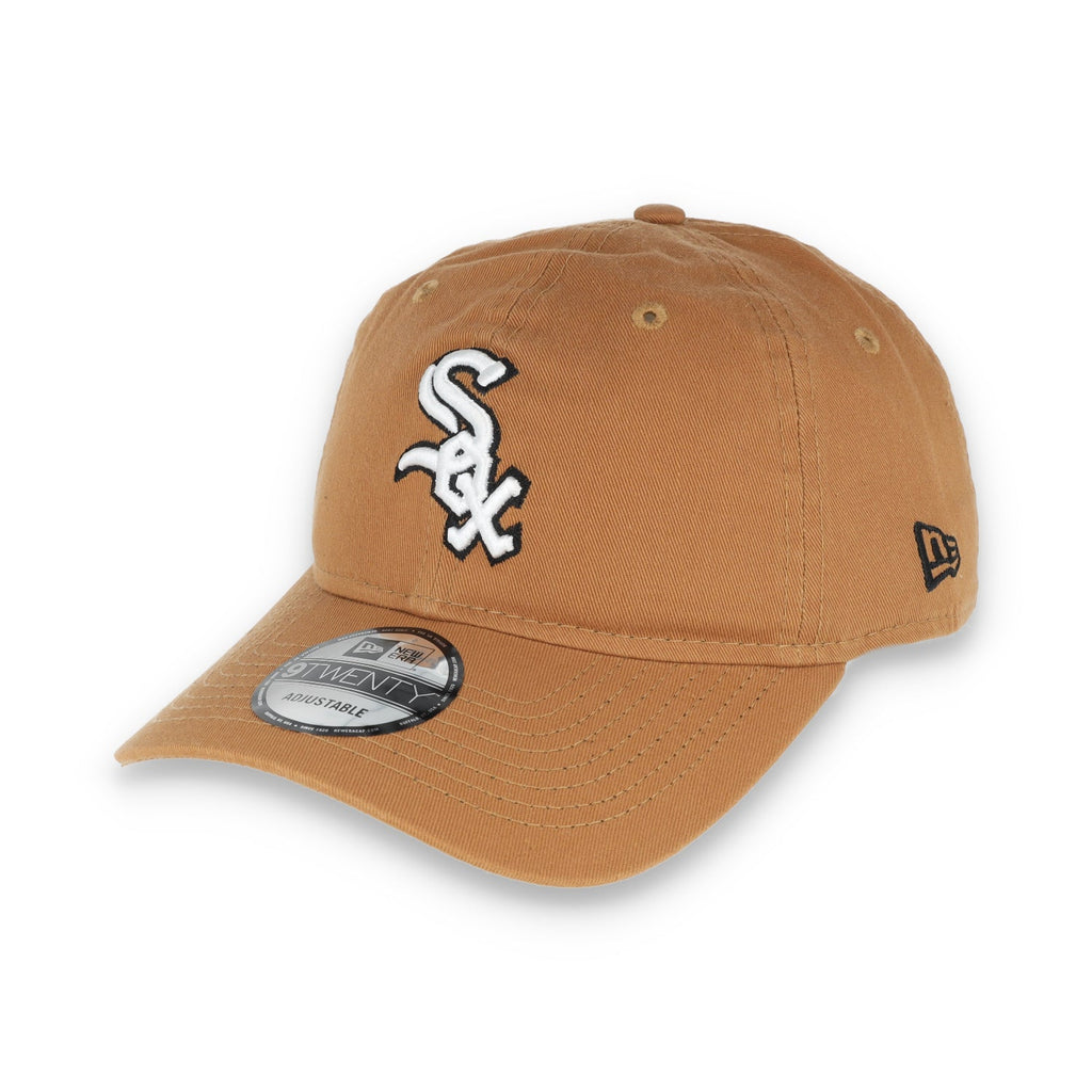 New Era Chicago White Sox Core Classic 2.0 9TWENTY Adjustable Hat-Khaki product image 3, provided for visual reference and