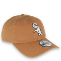 New Era Chicago White Sox Core Classic 2.0 9TWENTY Adjustable Hat-Khaki product image 1, provided for visual reference and