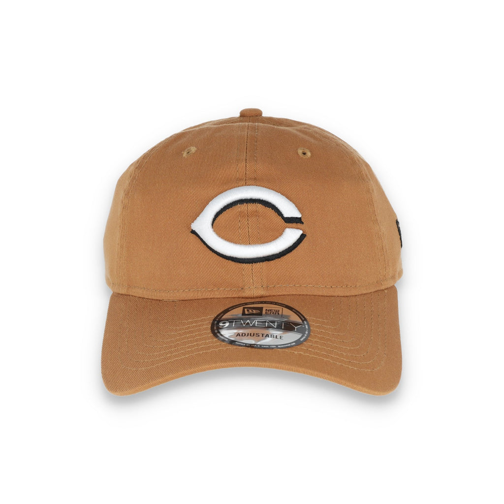 New Era Cincinnati Reds Core Classic 2.0 9TWENTY Adjustable Hat-Khaki product image 2, provided for visual reference and