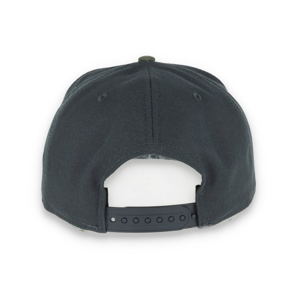 New Era New York Mets 2-Tone Color Pack 9FIFTY Snapback Hat- Grey/Olive product image 5, provided for visual reference and