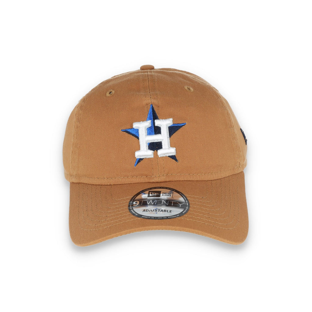 New Era Houston Astros Core Classic 2.0 9TWENTY Adjustable Hat-Khaki product image 2, provided for visual reference and