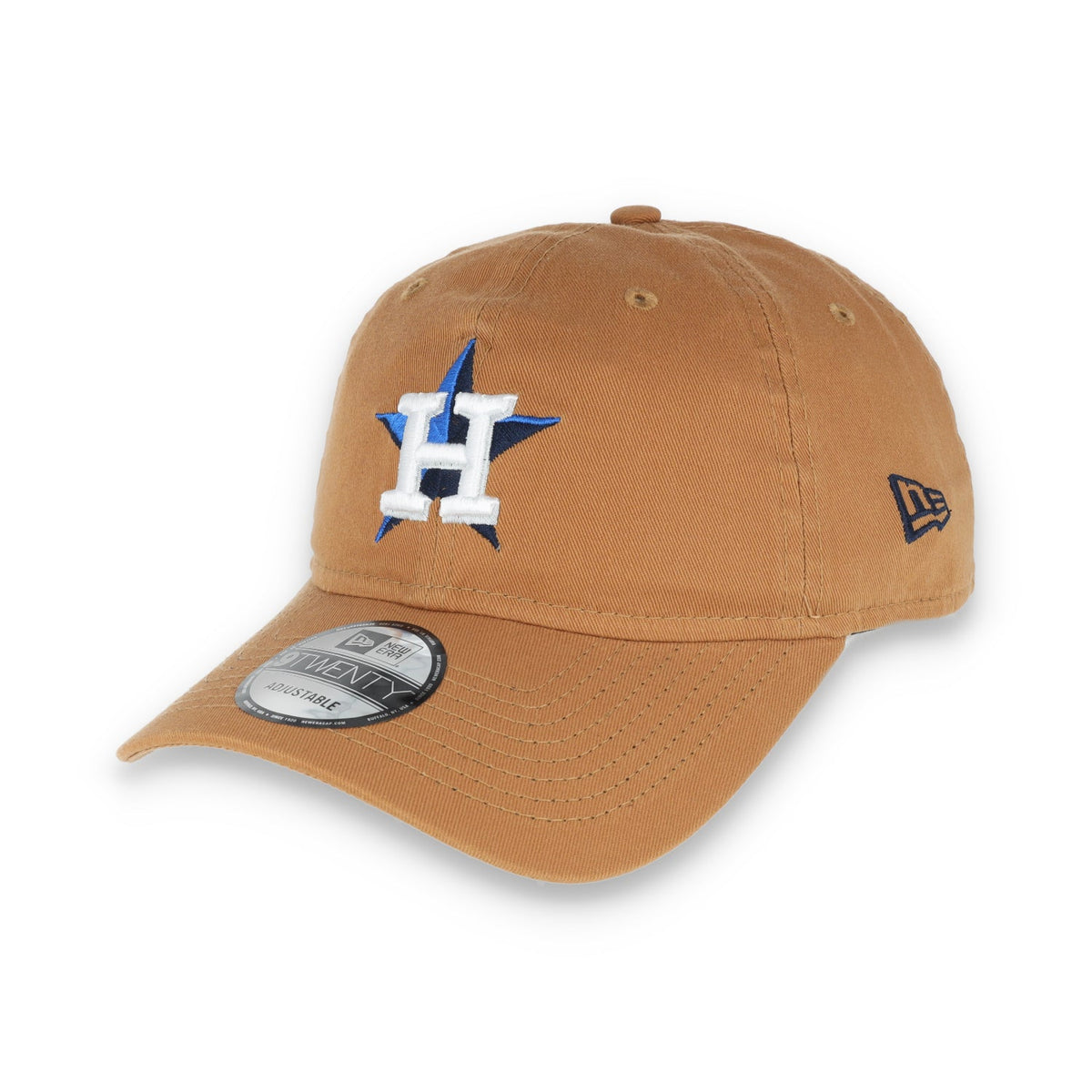 New Era Houston Astros Core Classic 2.0 9TWENTY Adjustable Hat-Khaki product image 3, provided for visual reference and