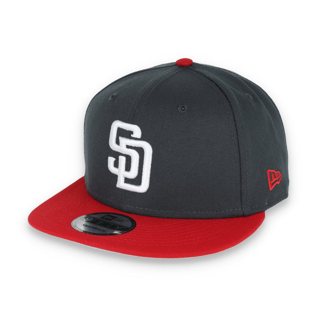 New Era San Diego 2-Tone Color Pack 9FIFTY Snapback Hat-Grey/Red product image 3, provided for visual reference and product