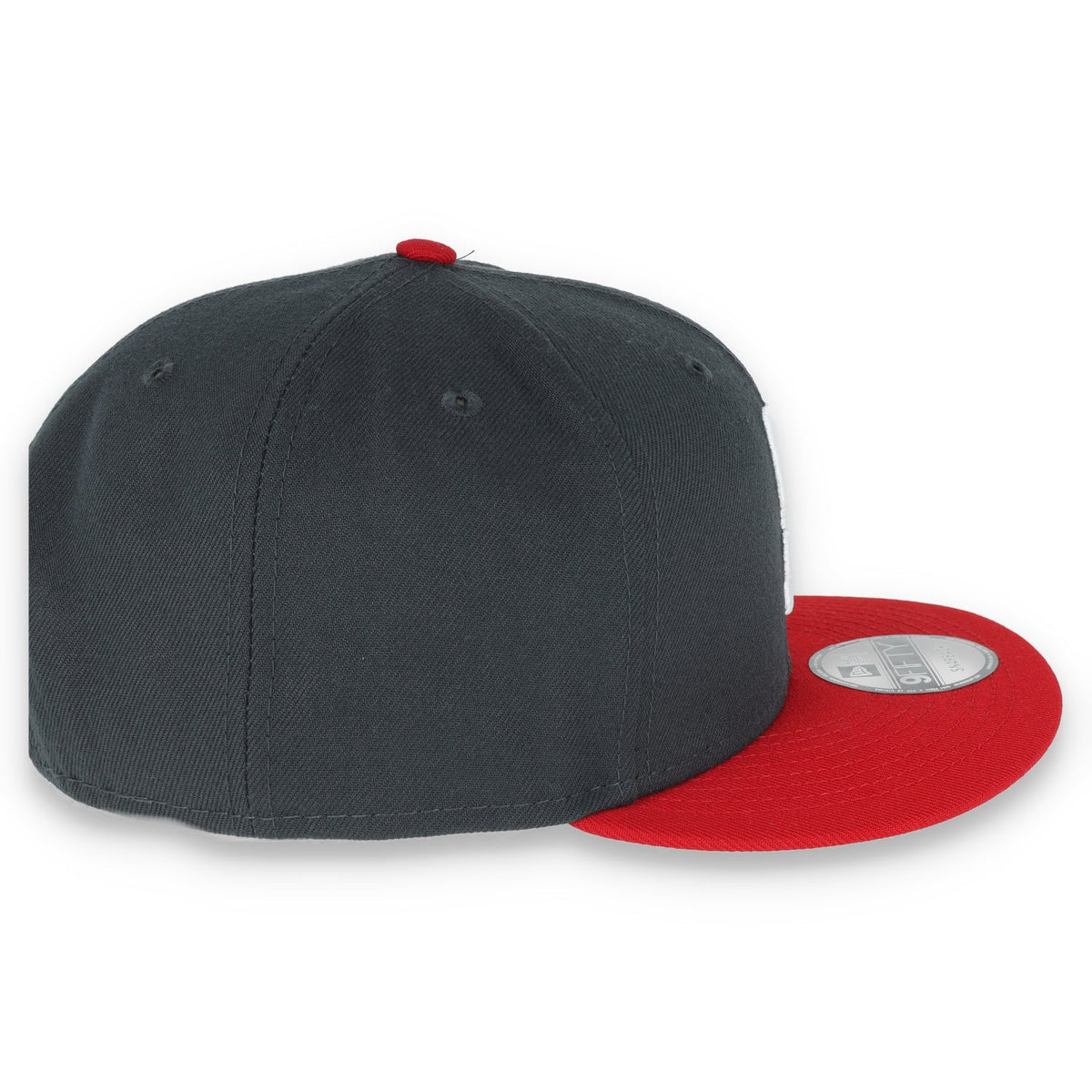 New Era San Diego 2-Tone Color Pack 9FIFTY Snapback Hat-Grey/Red product image 6, provided for visual reference and product