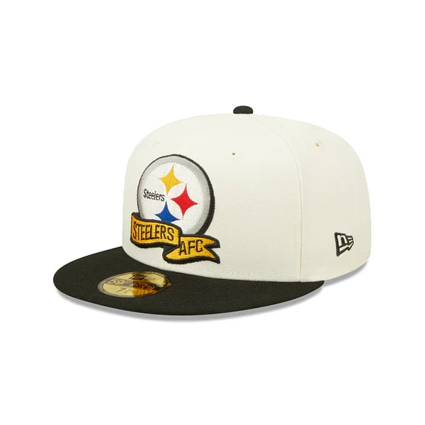 New Era Pittsburgh Steelers Official On-Field Sideline 59Fifty Fitted product image 3, provided for visual reference and
