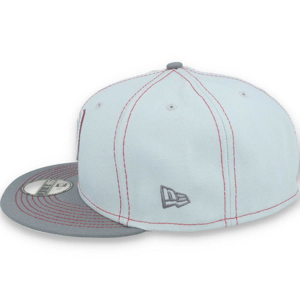 New Era Washington Nationals Gray Pop 59FIFTY Fitted Hat- Gray product image 4, provided for visual reference and product