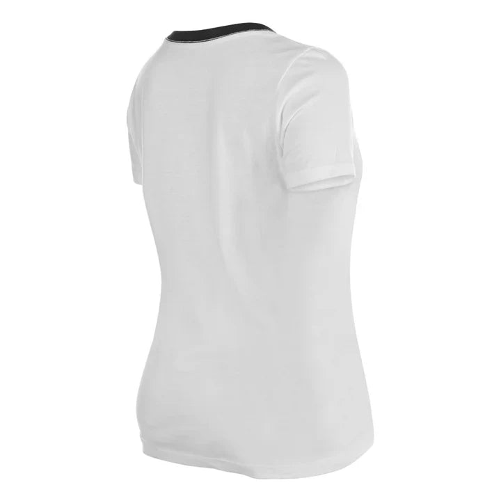 New Era Women San Francisco Giants Ringer Scoop Logo-White product image 2, provided for visual reference and product detail