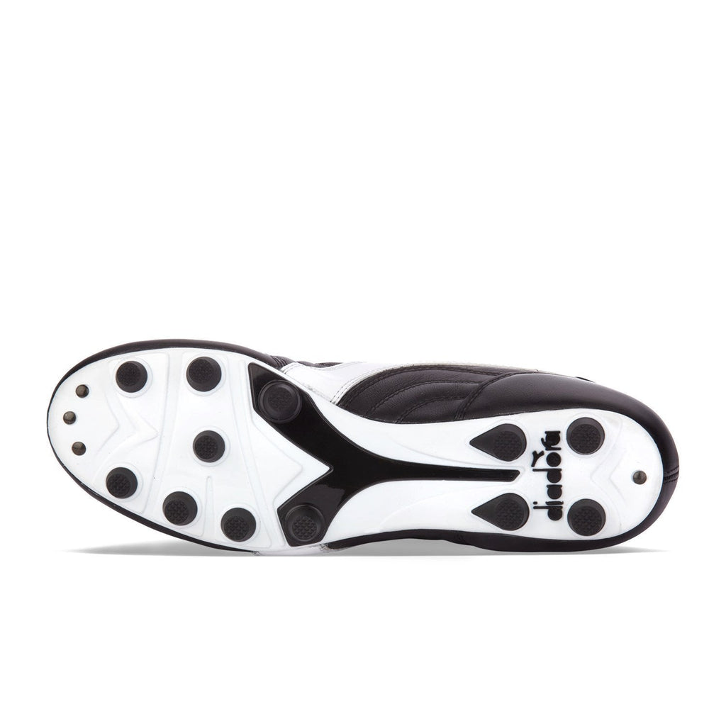 Diadora Brasil Italy LT MDPU FG - Black/White product image 2, provided for visual reference and product detail review