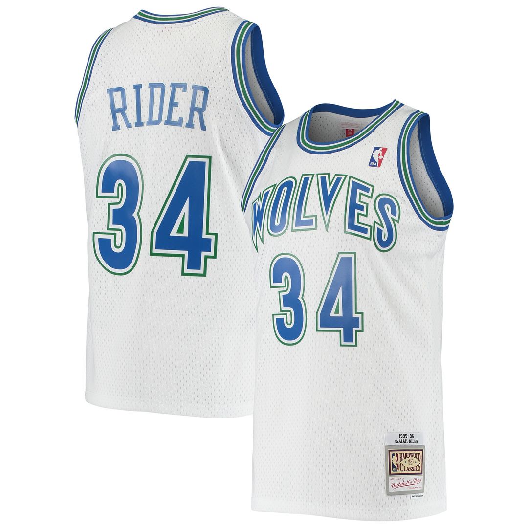 Minnesota Timberwolves Isaiah Rider Mitchell & Ness 1995/96 product image 1