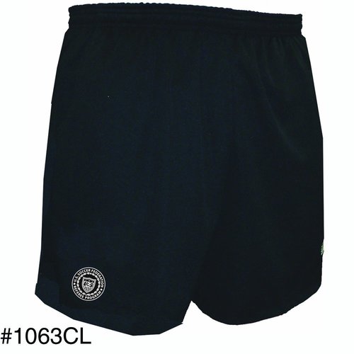 US Soccer Referee Coolwick Black Shorts product image 3, provided for visual reference and product detail review